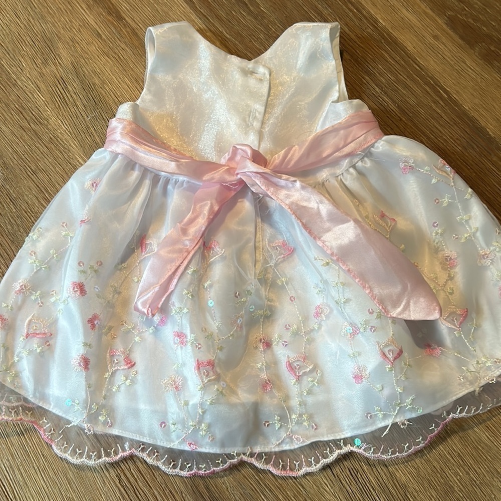 La Princess dress size 12 Mo (have a 6x in inventory also) - Picture 6 of 6
